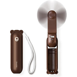 Avis (Marron) Petit Ventilateur De Poche Portable Rechargeable Par USB, Ventilateur à Piles