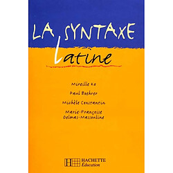 La syntaxe latine - Occasion