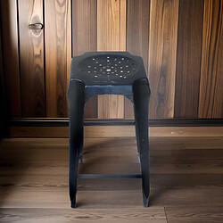 Avis Antic Line Creations Tabouret de bar vintage Noir.