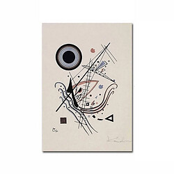 EPIKASA Impression sur Toile Kandinsky Blue, Multicouleur, Polyester, 50x3x70 cm