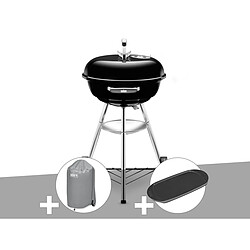 Barbecue Weber Compact Kettle 47 cm + Housse + Plancha