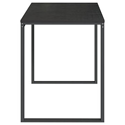 Maison Chic Bureau d'ordinateur solide,Table de travail Noir 110x60x73 cm Bois d’ingénierie -GKD69500 pas cher