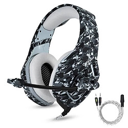 Tech Discount TD® Casque Gaming pour PS4 Xbox one S Camouflage Casque Gamer Micro Antibruit Stéréo Contrôle Volume Microphone Réglable Ordinateur