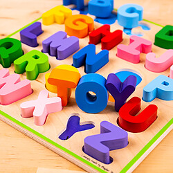 Avis Bigjigs Toys Puzzle ABC majuscules en bois