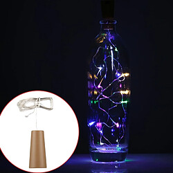 Wewoo Guirlande argent 1.4m 15 LEDS SMD 0603 IP65 étanche LR44 bouton piles couleur cuivre fil Starry String Light Rope lumière colorée