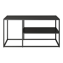 Helloshop26 Table basse solund du salon rectangulaire 45 x 90 x 60 cm noir 03_0008514