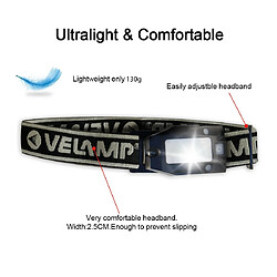 Avis VELAMP METROS: lampe frontale rechargeable, 150 lm. Interrupteur sans contact