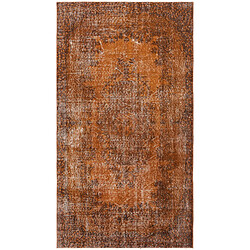 Vidal Tapis de laine 203x112 brun Ultra Vintage