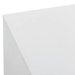 Meuble de rangement à roulettes Gränne 90 x 35 x 41 cm blanc mat [en.casa] pas cher