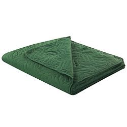 Acheter Beliani Couvre-lits avec coussins BABAK Tissu 160 x 220 cm Vert Unicolore