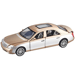 Universal 1/32 Simulation Acoustique et Lumière Retour au Salon Jouets Cadeaux pour Enfants | Voiture Jouet Moulée Sous Pression(Argent)