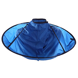 Avis Pro Coupe Cheveux Cape Attrape Cheveux Coiffure Parapluie Cape Kit Bleu