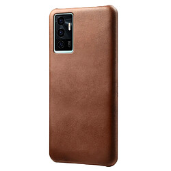 Coque en TPU + PU anti-griffes, marron pour votre Vivo S10e/Vivo V23e 4G/Vivo V23e 5G