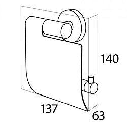 Tiger Porte-papier toilette Boston Chrome 309130346