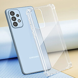 Avis Coque pour Galaxy A33 5G Silicone Coins bumper Designed for Samsung Transparent