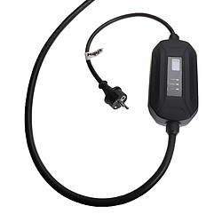 vhbw Câble de recharge type 2 vers prise Schuko compatible avec Opel Mokka-e, Rock-e, Zafira e-Life voiture électrique - 1 phase, 16 A, 3,5 kW, 7 m