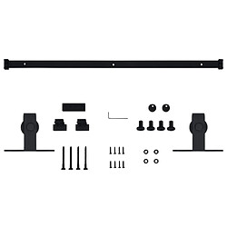 Acheter vidaXL Kit mini de porte d'armoire coulissante Acier au carbone 122 cm