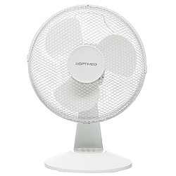 Ventilateur de table diamètre 30 cm oscillant 3 vitesses Optimea