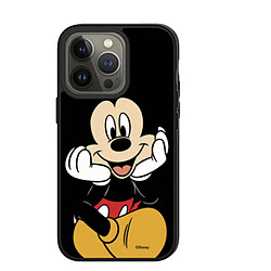 RhinoShield Coque Compatible avec [iPhone 13 Pro] SolidSuit - Housse Licence Officielle Disney avec Technologie Absorption des Chocs - Noir - Mickey