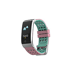 YP Select 0.96 pouces Écran couleur Pression artérielle Moniteur de fréquence cardiaque Sport Bluetooth Montre-bracelet intelligente-Rose