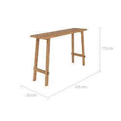 Rendez Vous Deco Console Cahya en bois