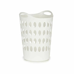 Kipit Panier à linge Blanc Plastique 50 L 44 x 56 x 41 cm (12 Unités)