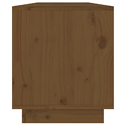 Acheter vidaXL Meuble TV Marron miel 110,5x34x40 cm Bois de pin massif