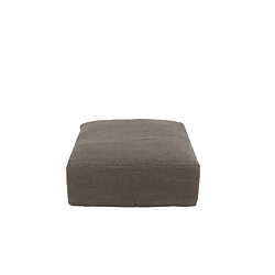 Avis Paris Prix Housse pour Pouf Monaco 105x105cm Taupe