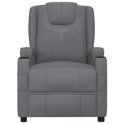 Avis vidaXL Fauteuil inclinable électrique Anthracite Similicuir