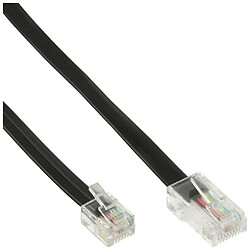 Câble modulaire, InLine®, RJ45 - RJ12 mâle/mâle 6 fils 6m