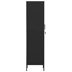 Avis vidaXL Armoire à casiers Noir 35x46x180 cm Acier