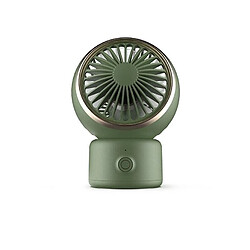 (Ventilateur Oscillant Vert;) Ventilateur de Bureau USB de Refroidissement Portable à 3 Vitesses Personnel avec Angle Réglable de Rotation de 120 degrés pour les Voyages au Bureau