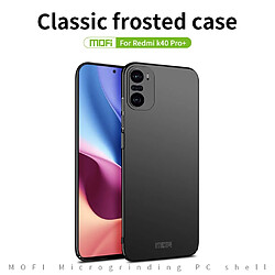 Mofi Coque en TPU Bouclier Slim Givré rigide bleu pour votre Xiaomi Redmi K40 Pro+