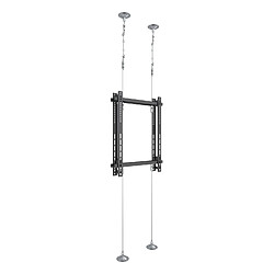 Acheter Kimex Support filaire 2 écrans TV back to back 42''- 75'' - Hauteur 3m