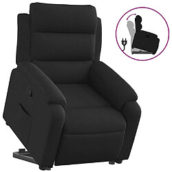 Maison Chic Fauteuil Relax pour salon, Fauteuil inclinable noir tissu -GKD96875