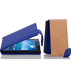 Cadorabo Coque Samsung Galaxy MEGA 6.3 Etui en Bleu