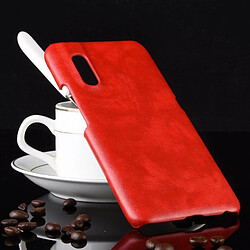 Wewoo Coque antichoc Litchi Texture PC + PU pour Vivo V15 Pro (rouge)