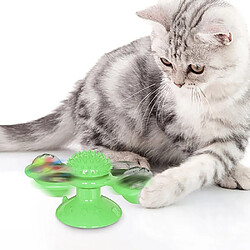 Acheter Universal Chien et chat jouets tournant moulin à vent brosse à dents et tournant tournant plaisanterie chatouillage boule puzzle jouets fournitures pour animaux de compagnie | jouets pour chats (vert)