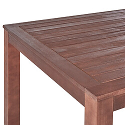 Beliani Table de jardin Bois Bois foncé TUSCANIA pas cher