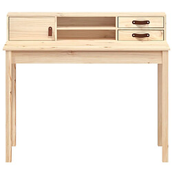 Acheter vidaXL Bureau 110x50x93 cm Bois massif de pin