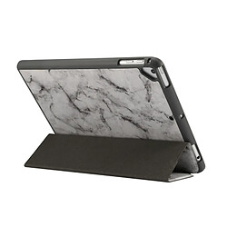 Acheter Wewoo Smart Cover Étui à rabat horizontal en motif marbre pour iPad 9.7 2018, avec trois fentes & un porte-pli pliant noir