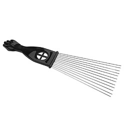 3pcs Peigne Afro à Dents Large Brosse à Cheveux pour Démêler les Cheveux Crêpelés Bouclés