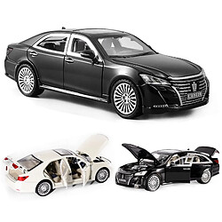 Universal 1: 24 Toyota Crown modèle de voiture en alliage moulé voiture de luxe classique préféré cadeaux jouets pour enfants voiture(Le noir)