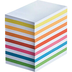 WEDO Bloc cube, 50x90 mm, blanc / coloré, 700 feuilles ()