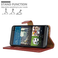 Cadorabo Coque HTC ONE M9 Etui en Rouge pas cher