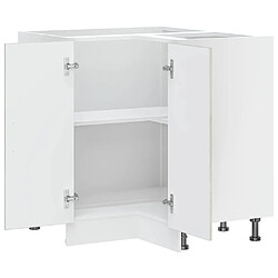 Acheter vidaXL Armoire d'angle de cuisine Kalmar gris béton bois d'ingénierie