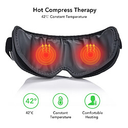 Acheter Universal Intelligent USB Rechargeable Electric Eye Masser Air Pressure Thermal Massage Glasses Pliable Bluetooth Music Eye Massage Car | Eye Masser