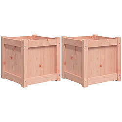 vidaXL Jardinières 2 pcs bois massif douglas