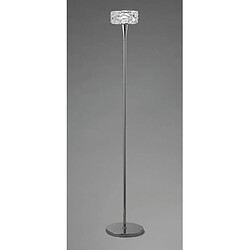 Luminaire Center Lampadaire O2 1 Ampoule E27, chrome poli