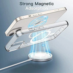 Coque Silicone Transparente Compatible Magsafe + 2 Verres Trempes Pour iPhone 13 Little Boutik©